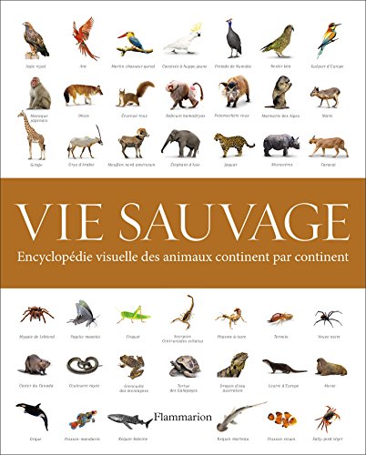 Vie sauvage: Encyclopédie visuelle des animaux, continent par continent
