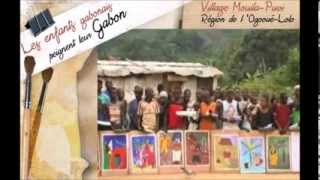 Les enfants gabonais peignent leur Gabon
