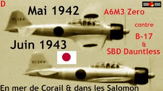 Mai 42 & juin 43, pacifique : combats aériens