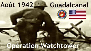 A partir d'août 42 : la campagne de Guadalcanal
