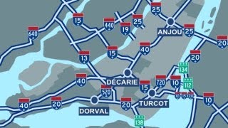 Les grands projets québécois - Les autoroutes de Montréal