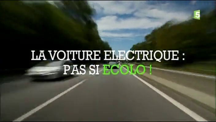 Documentaire La voiture électrique : pas si écolo !