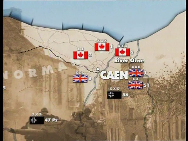 La bataille de Caen