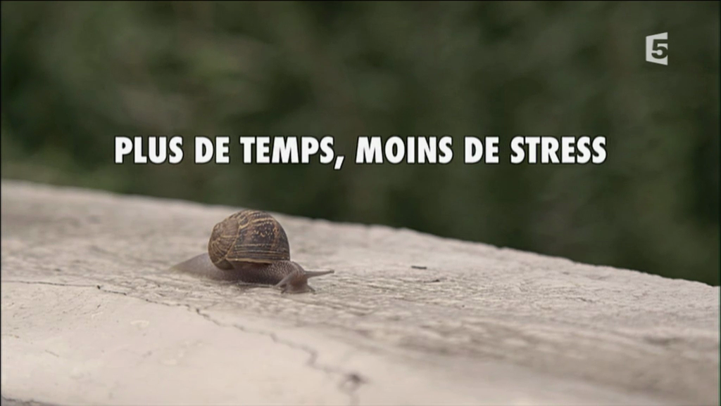 Documentaire Plus de temps, moins de stress