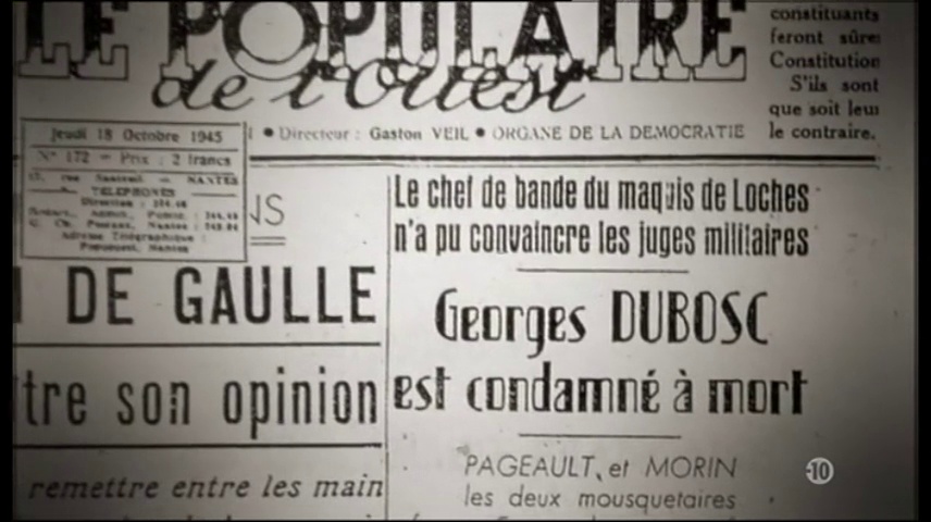 Résistants/Collabos, une lutte a mort (2/2)