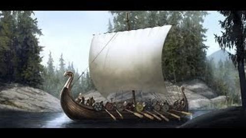Le drakkar et la croix