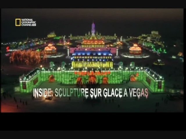 Documentaire Sculpture sur glace à Vegas