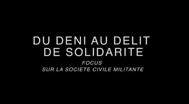 Du déni au délit de solidarité