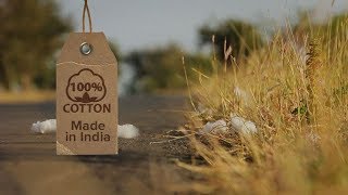 100 % cotton. Made in India
