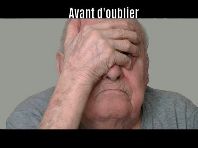 Avant d'oublier