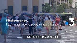 L’exil massif de la population albanaise
