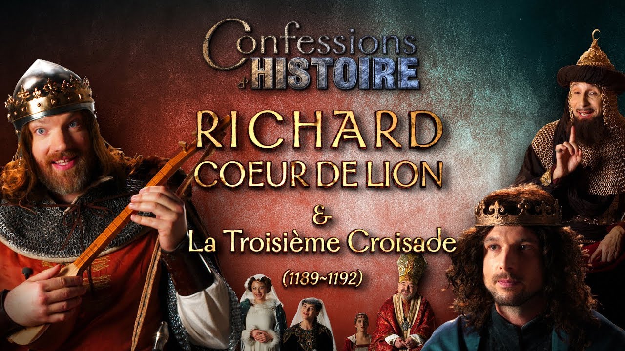 Documentaire Confessions d’Histoire – Richard Coeur de Lion & la 3ème Croisade – Philippe II Auguste, Saladin