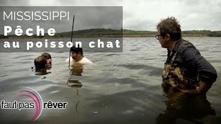 Documentaire Mississippi, les légendes du fleuve – pêche au poisson chat