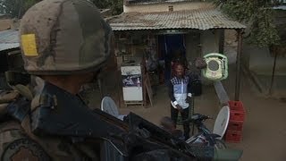 Mali, avec les soldats