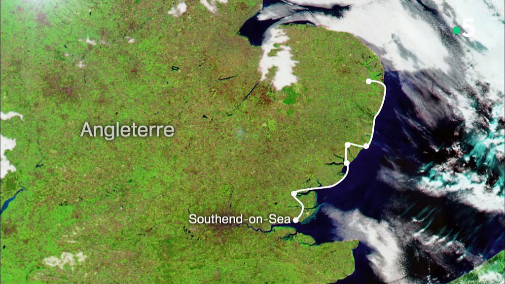 Vues d'en haut - Sur les côtes anglaises