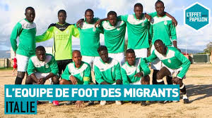 Italie : l'Équipe de foot des migrants