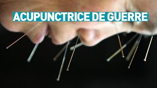 Acupuntrice au front