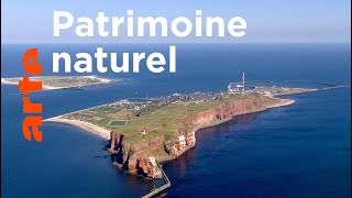 Vue du ciel : la mer du Nord