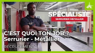 Documentaire C’est quoi ton job ? Serrurier-métallier