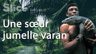 Un membre inhabituel d'une famille sur l'île de Sulawesi
