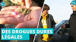 Des drogues dures légales