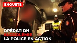 Opération alcoolémie : la police en action