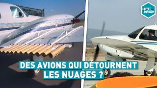 Des avions qui détournent les nuages ?