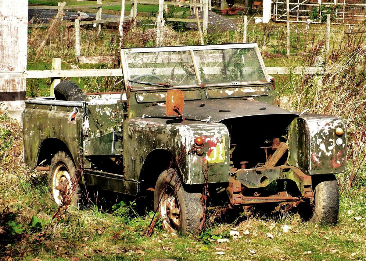 voiture, jeep, militaire, armée, véhicule, abandonné, machine, rouillé, safari, Land Rover, Véhicule tout terrain, Véhicule terrestre, Marque automobile, Hors route, Véhicule militaire, Série land rover