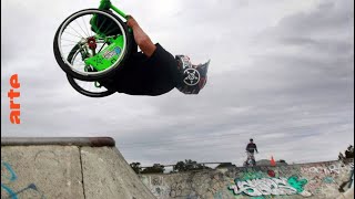 Wheelchair skating