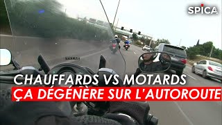 Chauffard vs motard : ça dégénère sur l'autoroute