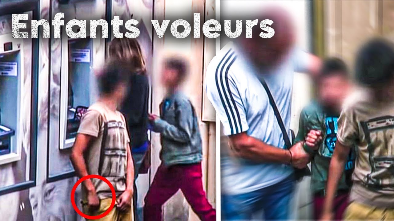 La police contre les mineurs Roms