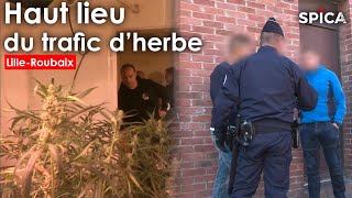 Documentaire Haut-lieu du trafic d’herbe : opération en zone sensible / Lille-Roubaix