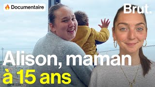 Documentaire Maman à 15 ans : Alison me raconte son quotidien mouvementé