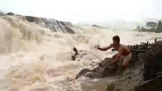 Documentaire Pêcheurs au milieu des cascades