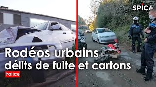 Rodéos urbains et délits de fuite : chaos sur la route