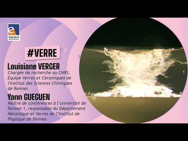 Le verre, un étrange état de la matière