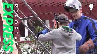 Documentaire Ils construisent des montagnes russes dans leur jardin