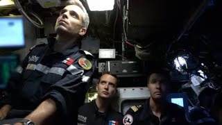 La plongée d'un sous-marin nucléaire