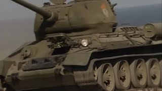 La Russie et ses chars T-34 soviétiques