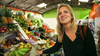 Les marchés locaux colombiens, une aubaine pour cette famille de baroudeurs