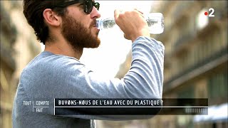 Des particules de plastique dans l'eau en bouteille ?