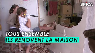 Documentaire Famille nombreuse  : Tous ensemble, Ils rénovent leur maison