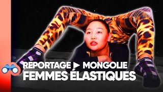Les filles caoutchouc de Mongolie
