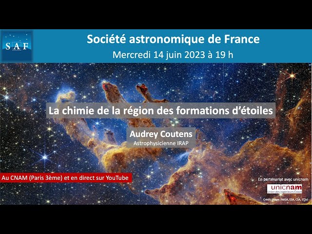 Documentaire La chimie de la région des formations d’étoiles