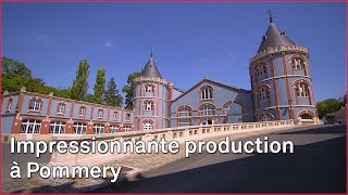 Impressionnante production à Pommery