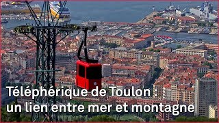 Documentaire Superbe vue sur Toulon depuis le téléphérique