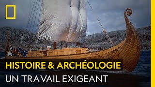 Une vingtaine de femmes devaient travailler pendant 2 ans pour fabriquer une voile de bateau viking