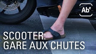 Rouler en scooter: gare aux chutes !