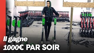 Documentaire Travail de nuit, concurrence forte… Les rechargeurs de trottinettes se font la guerre à Paris