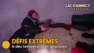 À Annecy, on peut dormir dehors sous -30 degrés !